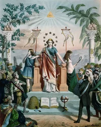 Freemasonry Instructing the People, 1875